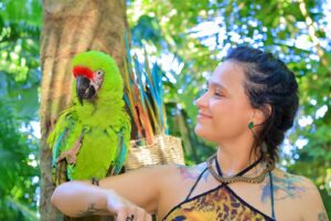 uVibeThrive member at Las Caletas Island